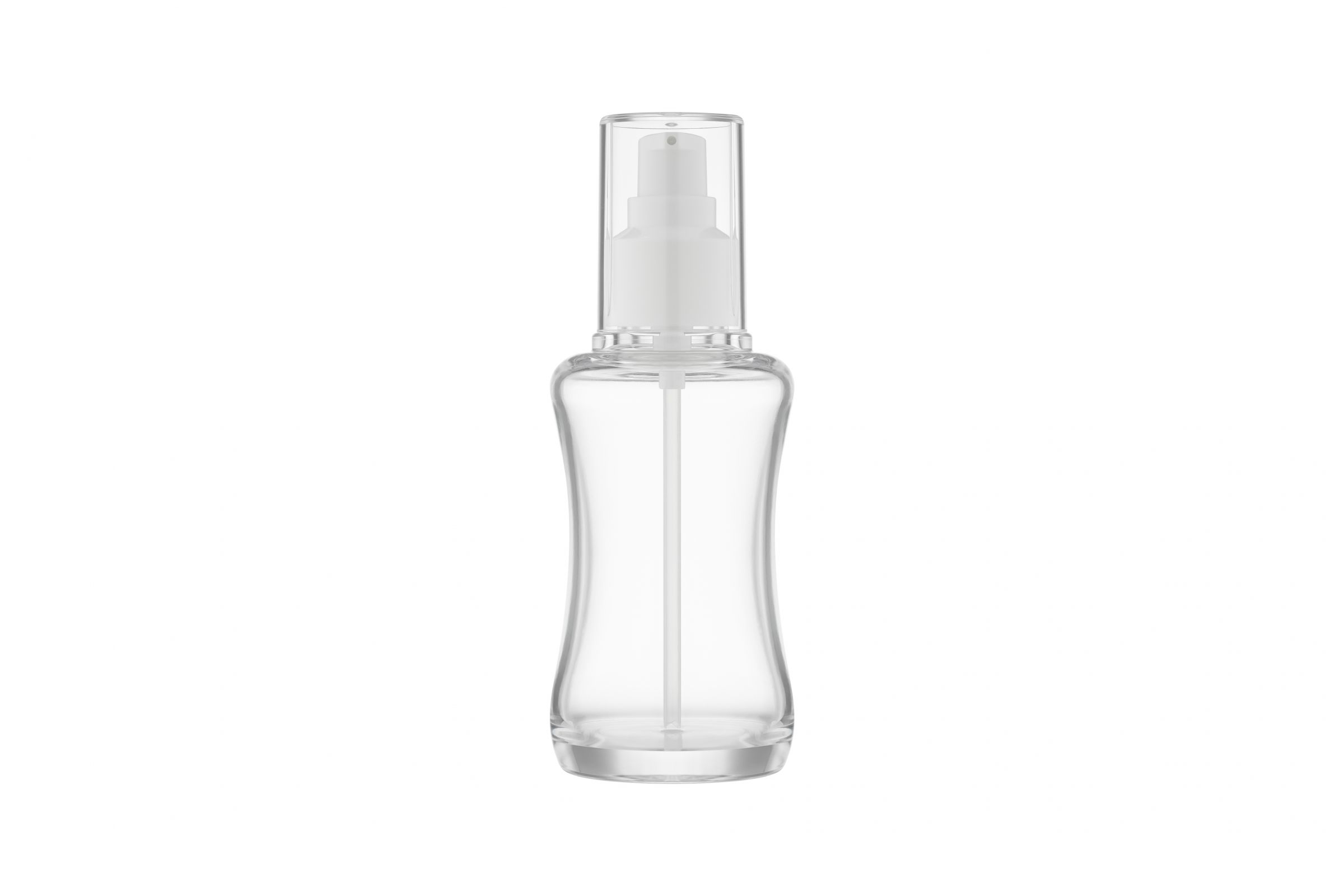 Bottiglia rotonda in PET a parete spessa 100ml - KRC-100 Bottiglia rotonda in PET a parete spessa 100ml - KRC-100