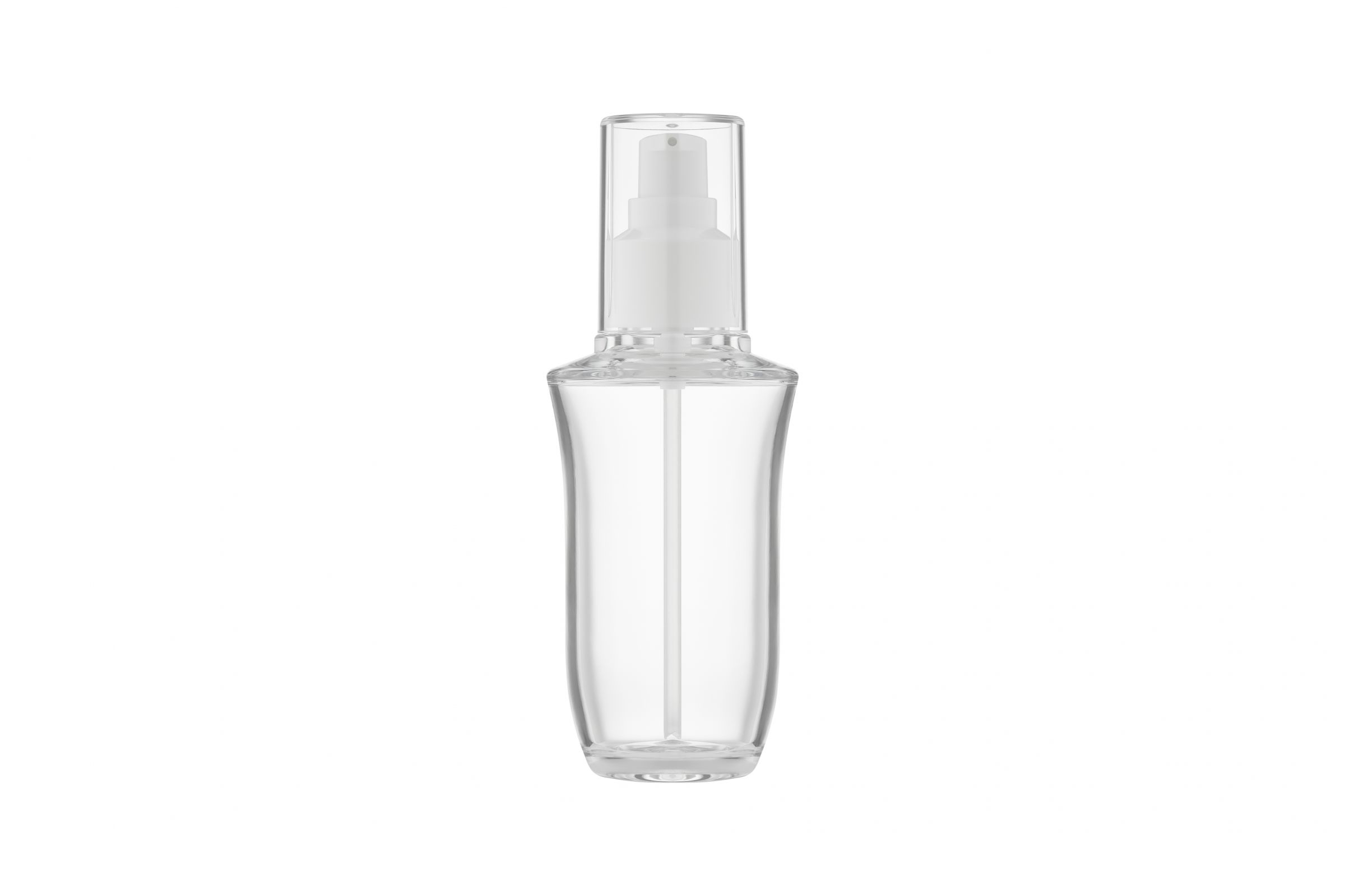 Bottiglia rotonda in PET a parete spessa 100ml - KRD-100 Bottiglia rotonda in PET a parete spessa 100ml - KRD-100