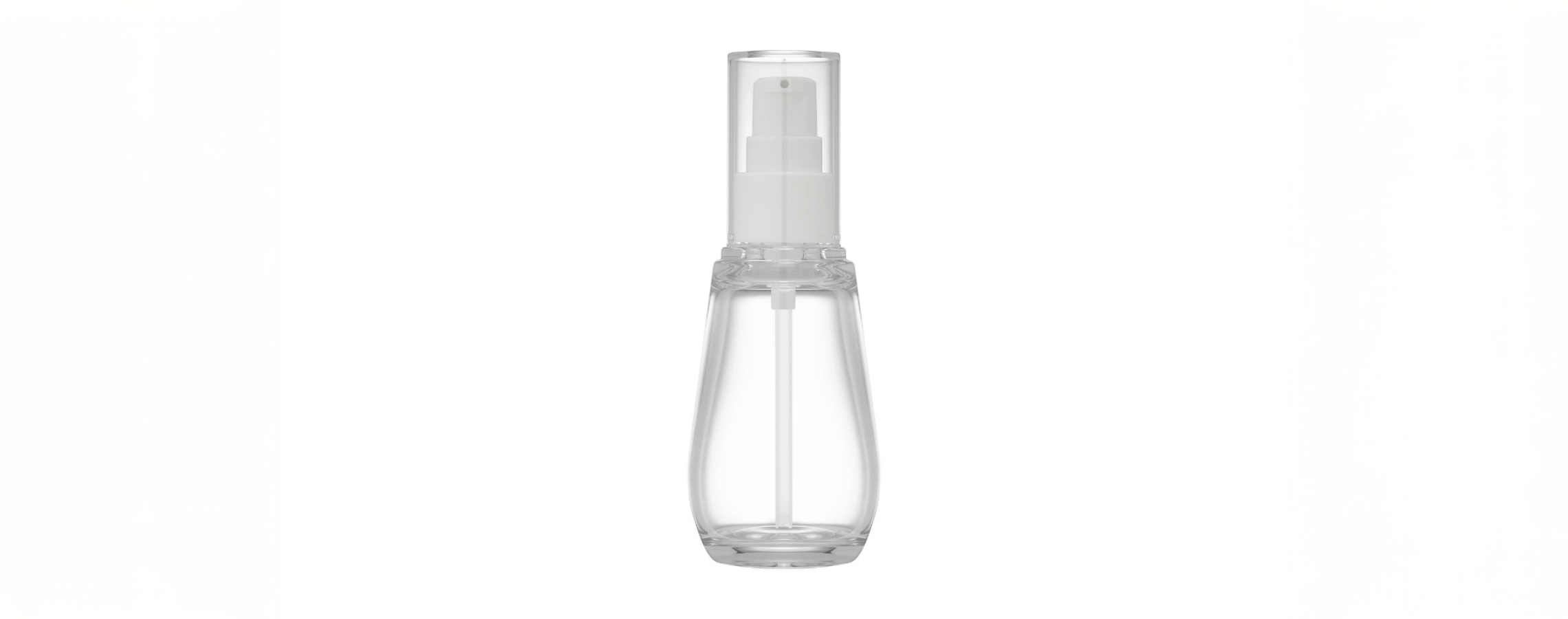 KRG-50: Bottiglia rotonda PET a parete spessa da 50ml | Imballaggio cosmetico di lusso - Bottiglia PET a parete pesante KRG-50 di COSJAR