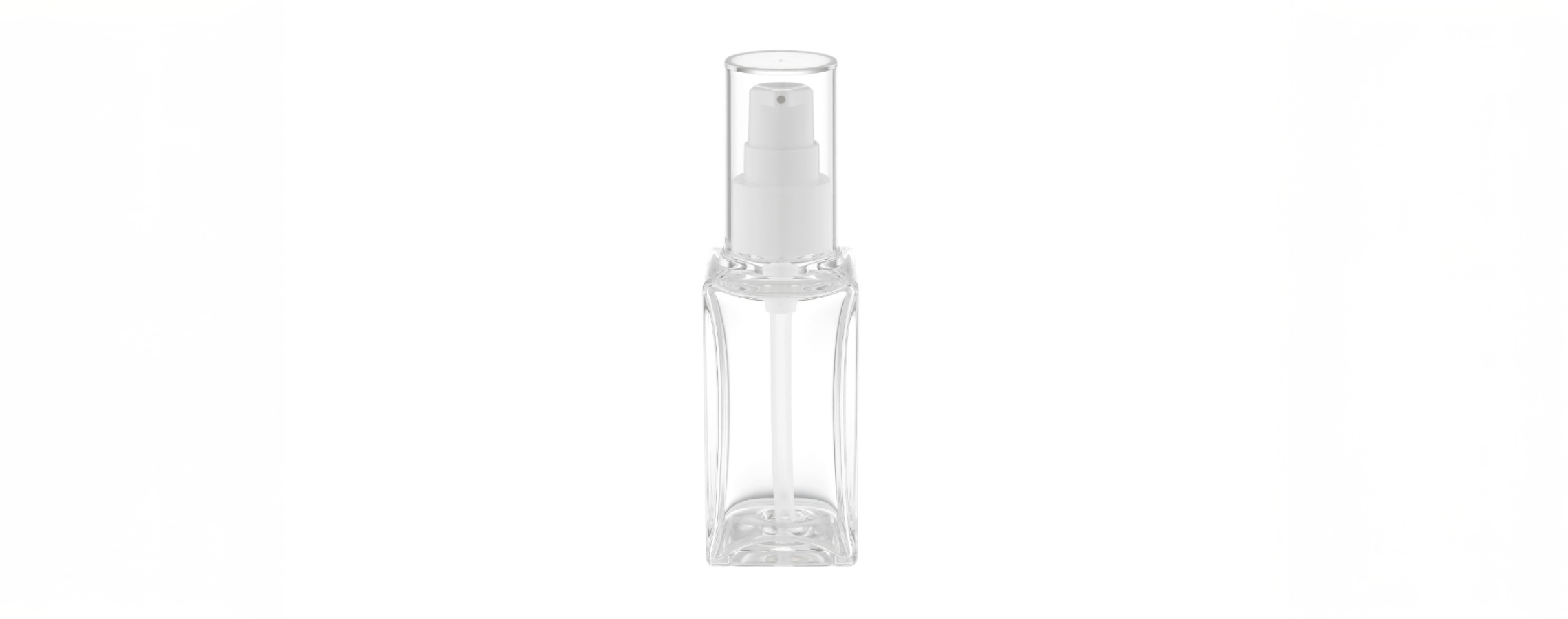 KSA-50: 50ml 厚壁PETスクエアボトル | ラグジュアリーコスメパッケージ - COSJARのKSA-50重壁PETボトル