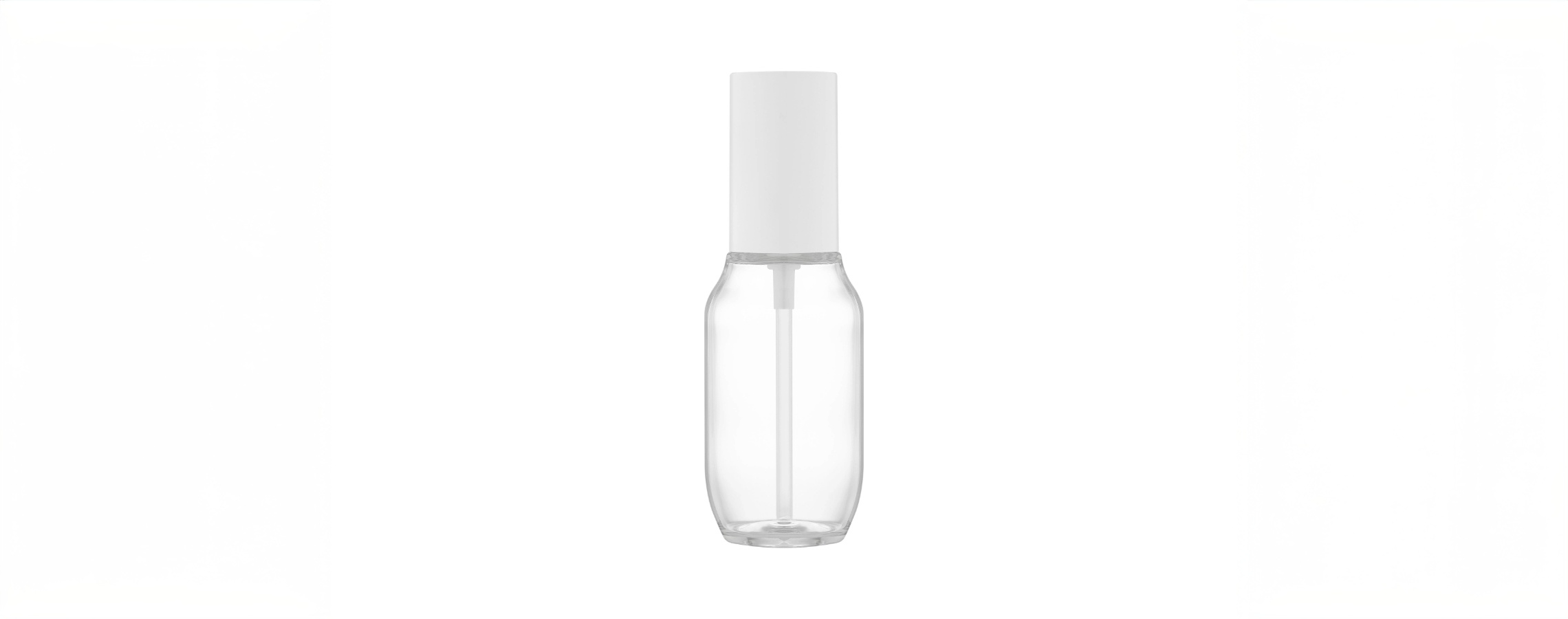 Bottiglia quadrata in PET a parete spessa da 60ml - La bottiglia in PET a parete pesante NRE-60 di COSJAR.