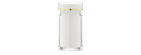 Acrylic Round Capsule Jar 100ml - B-100  Acrylic Capsule Jar