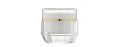 Barattolo rotondo in acrilico a taglio di cristallo 50ml - DC-50 Barattolo rotondo in cristallo a forma di crema 50ml