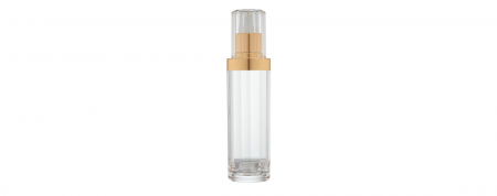 Botol Kristal Bentuk Bulat Losion Akrilik 100ml - E-100-AC Botol Kristal Bentuk Bulat Losion 100ml