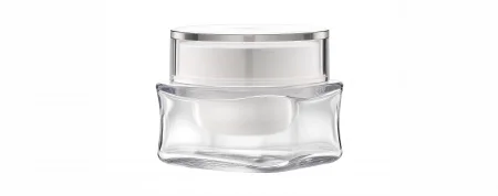 HSA-50 : PET Refillable Square Jar 50ml, 60ml & 100ml - PET Heavy wall refillable or direct-fill jar