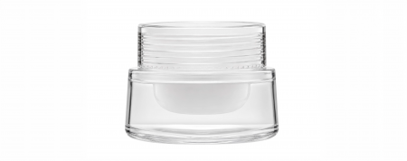HYA-50 : PET Refillable Round-Triangle Jar 50ml, 60ml & 100ml - PET Heavy wall refillable or direct-fill jar