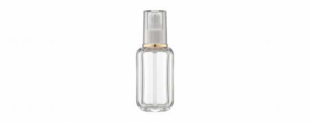 KOB-100 : Bouteille ovale en PET à paroi épaisse de 100 ml | Emballage cosmétique de luxe - Bouteille en PET à paroi épaisse KOB-100 de COSJAR
