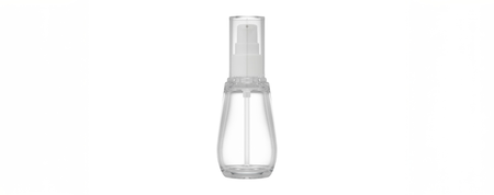 KRG-50: 50ml Dickwandige PET Rundflasche | Luxuriöse Kosmetikverpackung - COSJAR's KRG-50 schwere Wand PET-Flasche