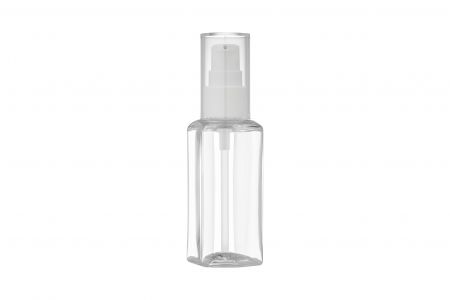 Botol Persegi PET Dinding Tebal 60ml - NSB-60
