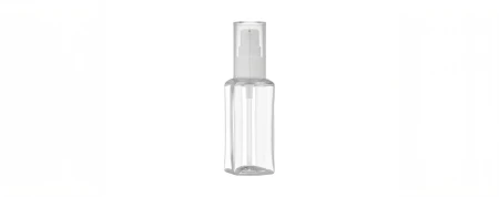 Botella cuadrada de PET de pared gruesa de 60 ml - Botella de pared gruesa PET NSB-60 de COSJAR.
