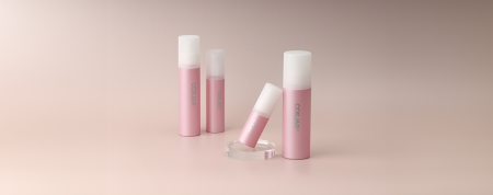 Imballaggi cosmetici e per la cura della pelle ECO in PET e PETG a forma rotonda - serie Pure Core