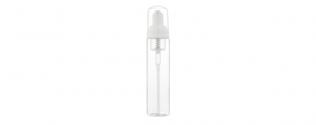 PET Rundflasche 100ml mit Mousse-Pumpe - RPF-100 Naturleben