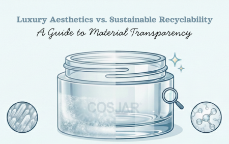 The Science of Thick-Walled PET - COSJAR high-quality thick-walled PET bottles (KLA-50, RRG-50, KOB-50-JF) comparing Pure PET vs Modified PET for luxury and sustainable packaging