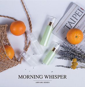 Emballage de soins de la peau sans air PP & PETG rond - Morning Whisper