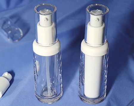 Bottiglia ricaricabile rotonda per lozione/spray da 50 ml