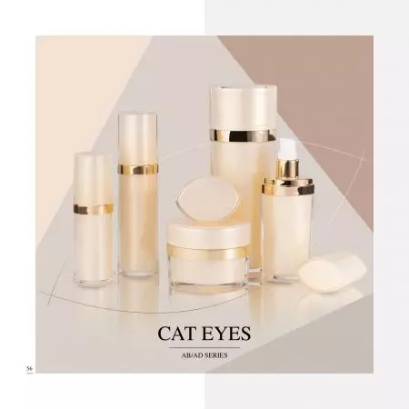 Oval Shape Acrylic Luxury Cosmetic & Skincare Packaging - Cat Eyes serie - Cosmetic Packaging Collection - Cat Eyes