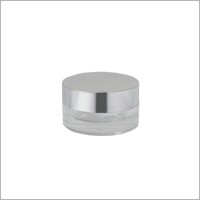 Acrylic Round Cream Jar 10ml - CM-10 Metal Planet