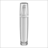 アクリル製丸型化粧水ボトル 60ml - HB-60 メタライズドラウンドアクリル化粧品パッケージ