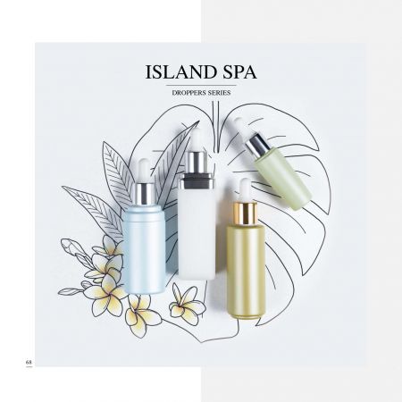 ECO PP & PET Tropfen Kosmetik & Hautpflegeverpackung - Island SPA Serie