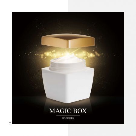 Square Shape Acrylic Luxury Cosmetic & Skincare Packaging - Magic Box serie - Luxury Acrylic Cosmetic Packaging Collection - Magic Box