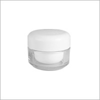 Pot rond en acrylique pour crème de 10 ml - RD-10 Lune Lavande