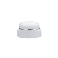 PP Oval Cream Jar 15ml - VDF-15 Snowy White