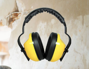 Use earplugs or earmuffs to protect your hearing from harmful noise