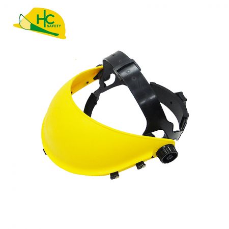Face Shield Headgear with Ratchet Adjustment - Quick-release buckle for fast shield changes