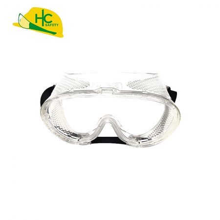 Goggles to prevent liquid splashing and physical impact.