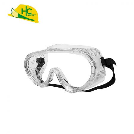 Direct Ventilation System Goggles - Lightweight clear PVC goggle frame