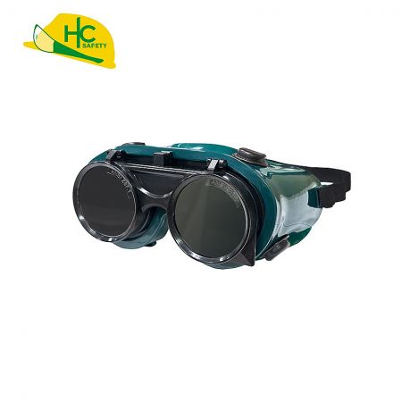Dust-proof and impact-proof welding goggles.