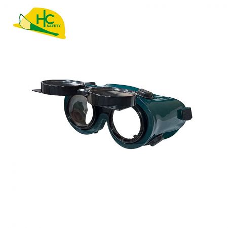 Flip-up Welding Goggles - Welding goggles made of anti-allergic soft material