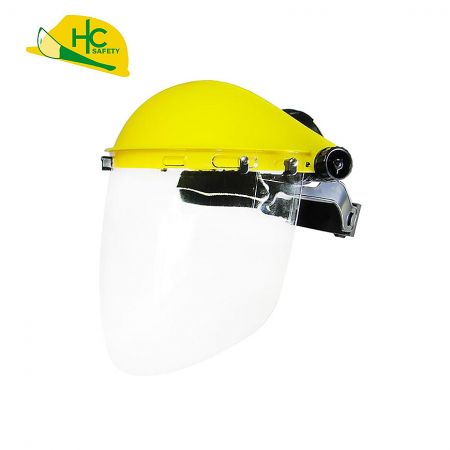 Liquid Splash Protection Face Shield - Transparent PC face shield protects against foreign matter, chemical splash and medium energy impact