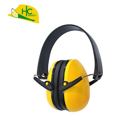 Compact Noise-Reducing Earmuffs - Durable ABS cups – Strong and long-lasting.