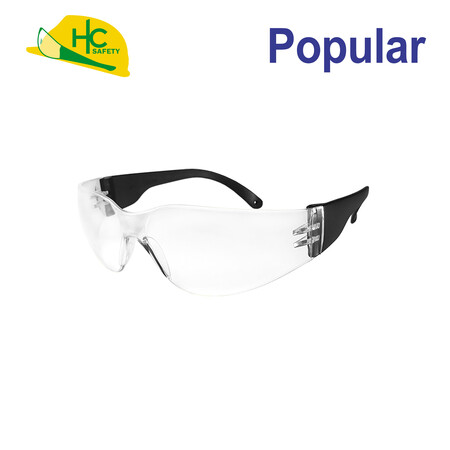 One-piece Impact-resistant Safety Glasses - One-piece impact-resistant transparent PC lens