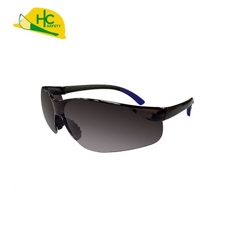 Soft nose padding & temple redesign smoke safety glasses.