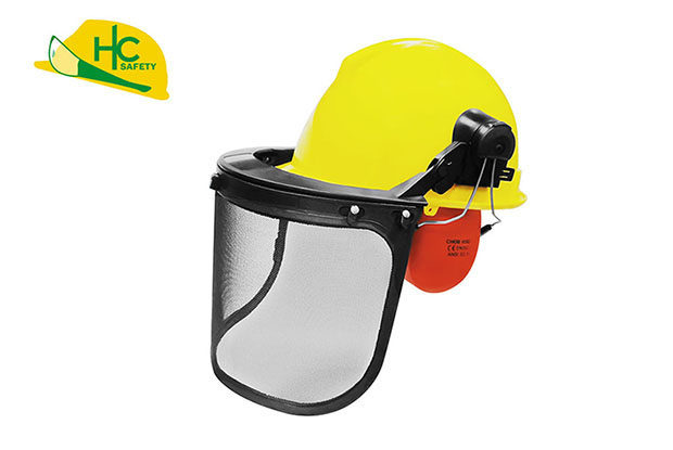 Protective Helmet Face Shield Muffs