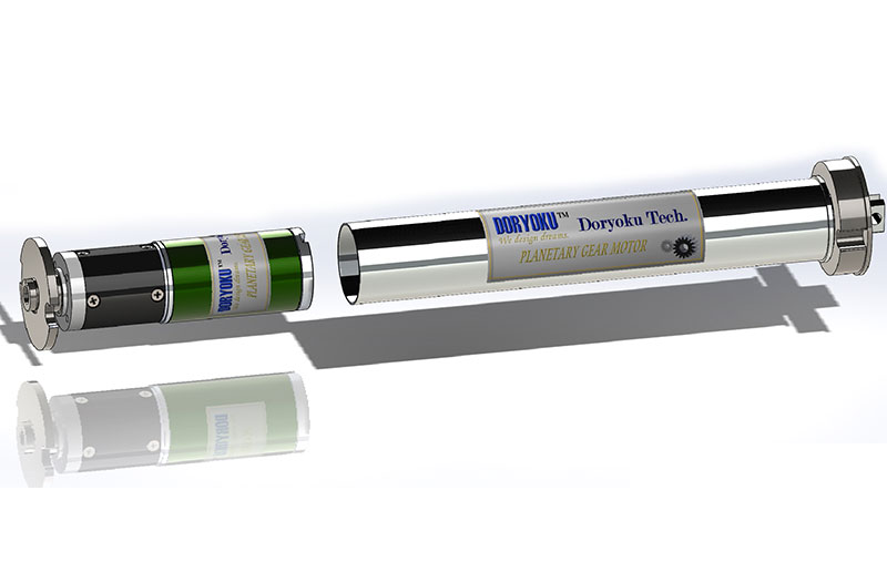 DC Compacte Motoren Rol voor auto raamsysteem, zonwering, etc.