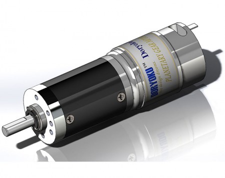 DIA26 Stark rörmotor - 12V eller 24V Dia. 26mm DC-borstad motor med planetväxlar, kontinuerligt stabilt vridmoment.