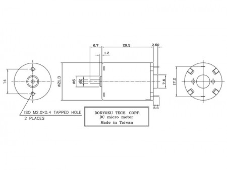 DC Fırçalı Motor M21