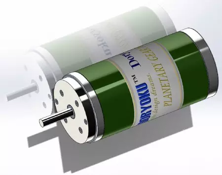 Servo motor con escobillas DIA43mm de larga vida útil - Motor de corriente continua de 20W con escobillas