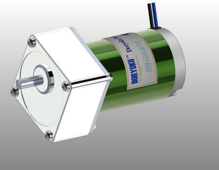 Moteur à vis sans fin de longue durée avec arbre décalé - Longue durée de vie, moteur à courant continu à pignon compact SF70