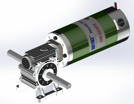 Червячный мотор длиной 260 Вт - Червячный мотор постоянного тока WG80L, NMRV 030, опция размера фланца. Доступны данные о сетке.