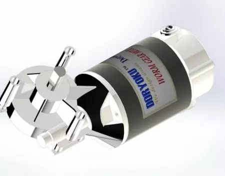 DIA80 DC Wormwielmotor - DC Wormwielmotor WG80TL.