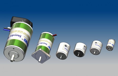 Gleichstrommotor - Gleichstrom-Kohlebürstenmotor 1W bis 1000W.