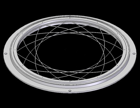 La funzione dell'anello a diaframma estensibile e contrattile è adattarsi alle dimensioni della bolla.