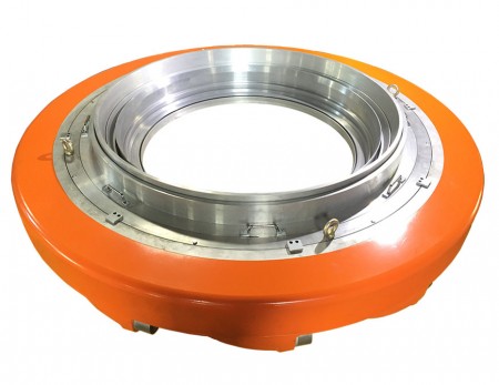 Anillo de aire de enfriamiento rápido. - Para película gruesa de embalaje, bajo variación de calibre, alta producción, estable, fácil de configurar.