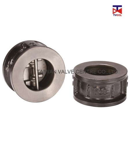 Válvula de retenção de dupla placa tipo wafer de ferro fundido - As válvulas de retenção de dupla placa são mais fáceis de instalar do que as válvulas de retenção tradicionais