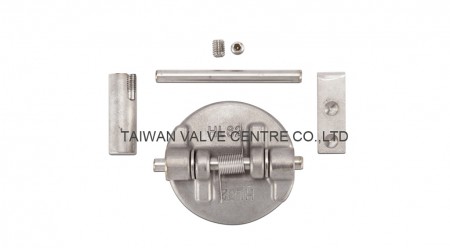 Retainerless type dual check valve