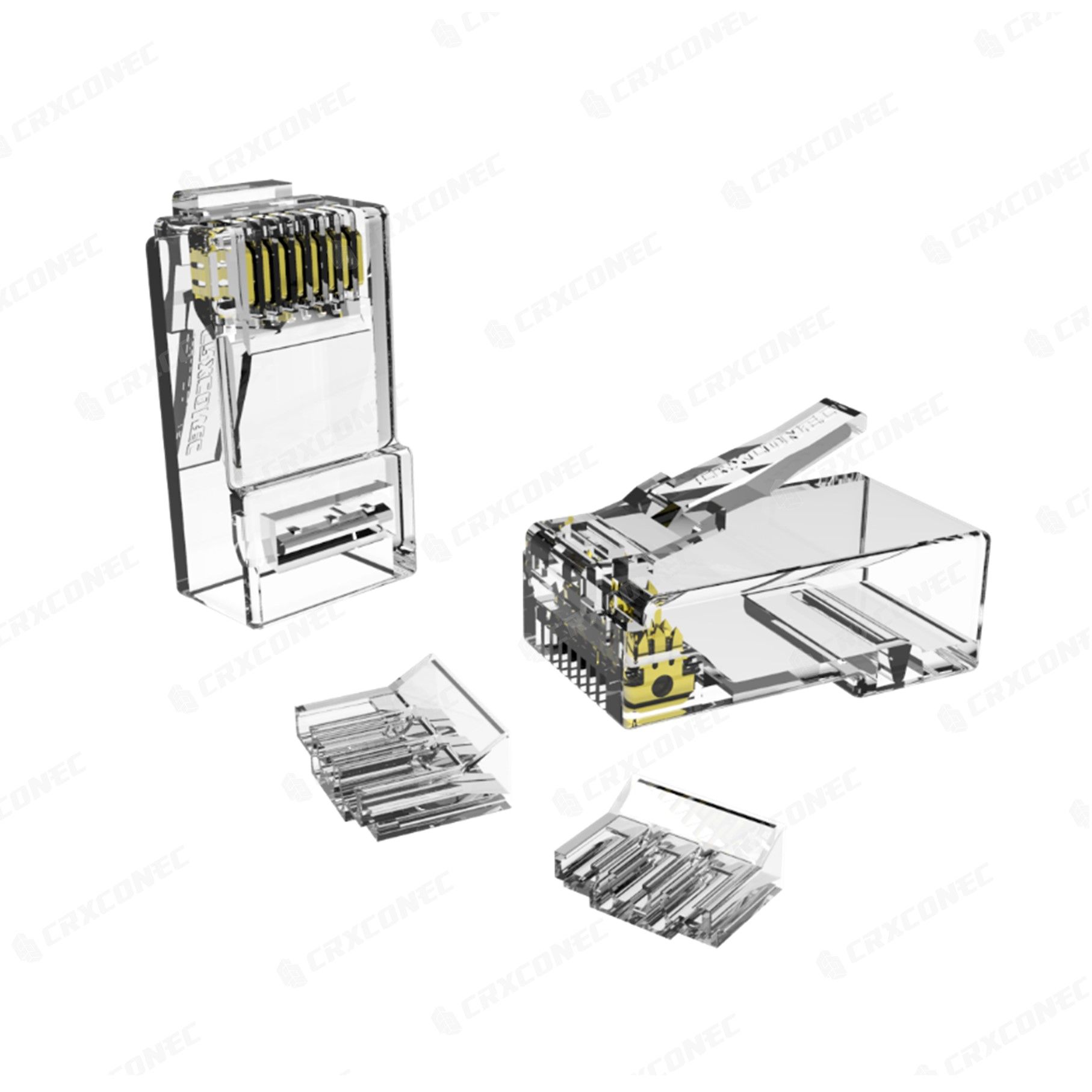 Cat6 UTP RJ45 Connector With Insert 6 Up/ 2 Down | Advanced Fiber ...